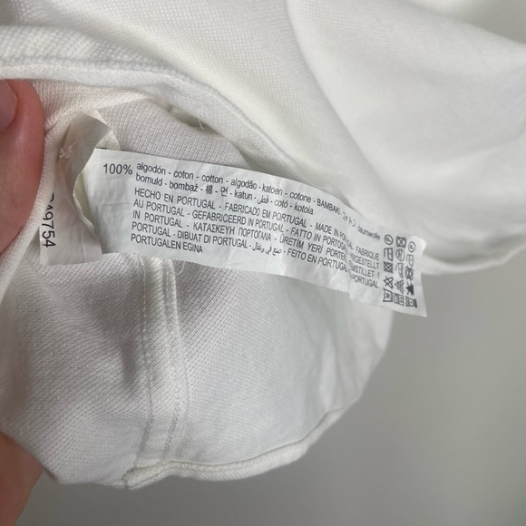 Zara Men's Cotton Slim Fit Collarless Short Sleeve Button Down - Picture 6 of 9